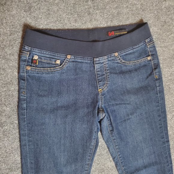 AG Adriano Goldschmied Pull On Faux Jegging (Meas 27x27 7.5" Low Rise) Jeans A22 - Picture 3 of 6